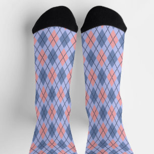 Retro rhombic pattern.  socks