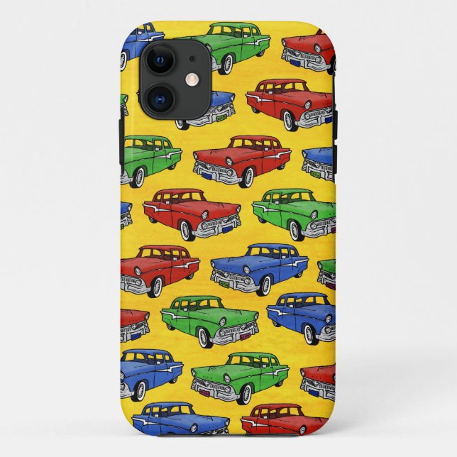 Retro Rides Case-Mate iPhone Case (Back)