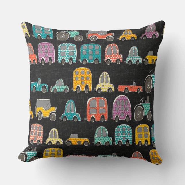 retro rides graphite cushion (Front)