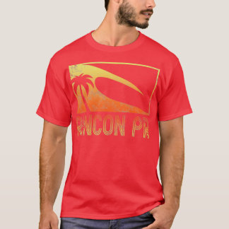 Retro Rincon Puerto Rico Surf Design T 2 T-Shirt