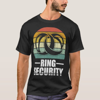 Retro Ring Security  Ring Bearer  Ring Bearer Gift T-Shirt