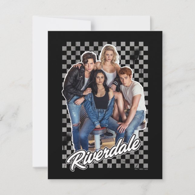Retro Riverdale Group Graphic Card (Front)