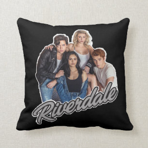 Retro Riverdale Group Graphic Cushion