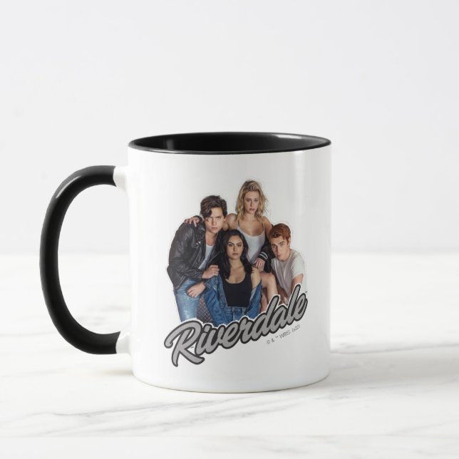 Retro Riverdale Group Graphic Mug (Left)