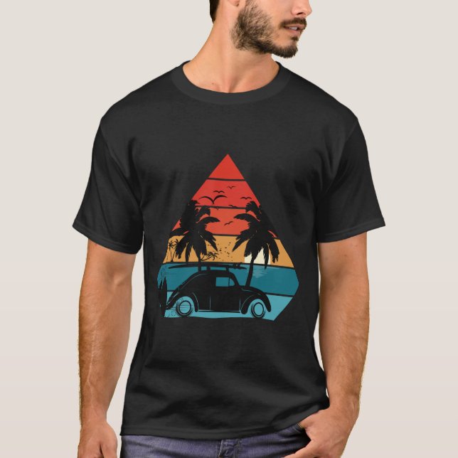 Retro Road Trip Sunset T-Shirt (Front)