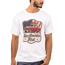 Retro Roadtrip USA 4th of July Patriotic