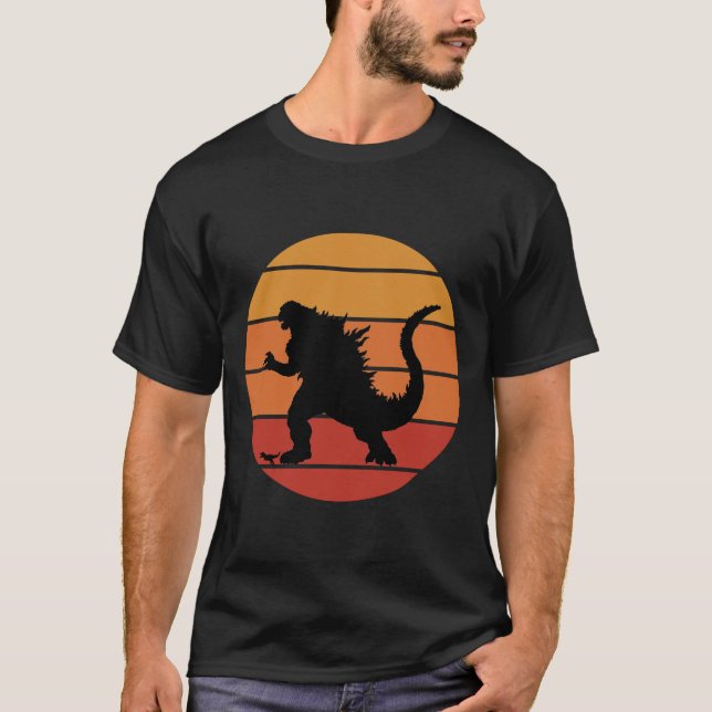 Retro Roar: Vintage Godzilla T-Shirt (Front)