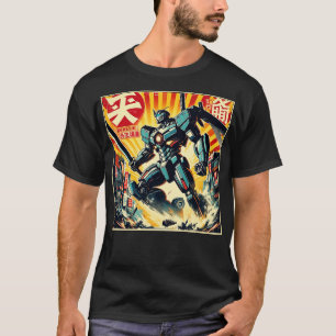 Retro Robot Action T-Shirt