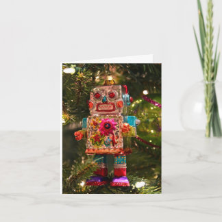 Retro Robot Greeting Card