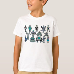 Retro Robot lover for Kids! Fun, cute & cool! T-Shirt