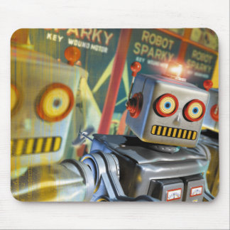 Retro Robot Mouse Pad