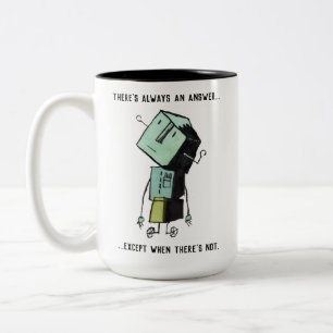 Retro robot mug