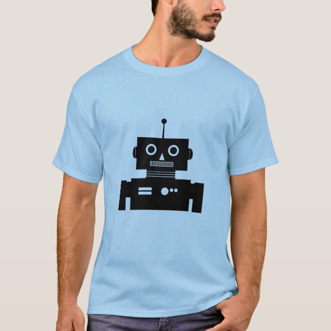 Retro Robot Shape Shirt (Front)