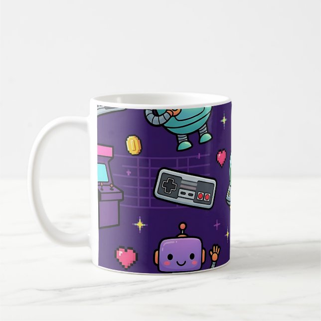 Retro Robot Space Mug (Left)