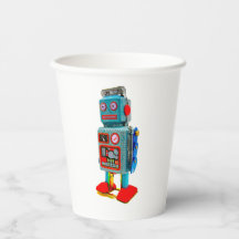  RETRO ROBOT STICKER