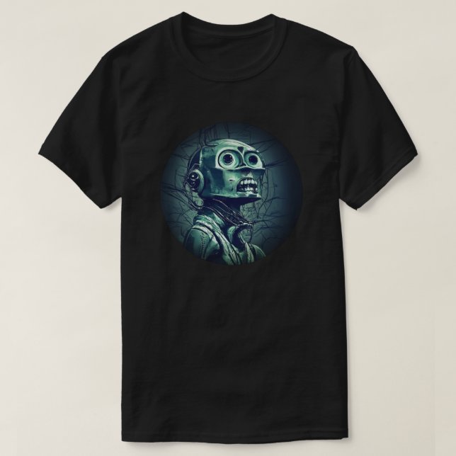 Retro Robot T-Shirt (Design Front)