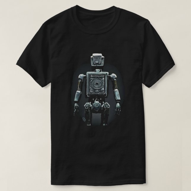 Retro Robot T-Shirt (Design Front)