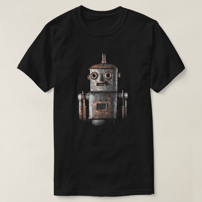 Retro Robot T-Shirt (Design Front)