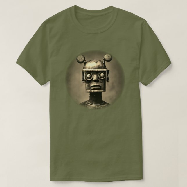 Retro Robot T-Shirt (Design Front)