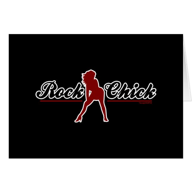 Retro Rock Chick (Front Horizontal)