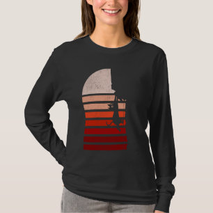 Retro Rock Climbing Cat Climbing Men Women Meowtai T-Shirt