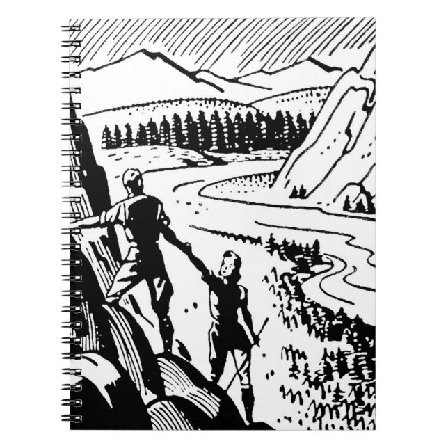 Retro Rock Climbing Notebook (Front)