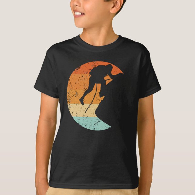 Retro rock climbing vintage climber T-Shirt (Front)
