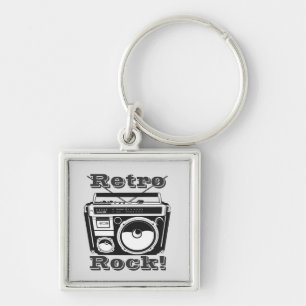 Retro Rock! Key Ring