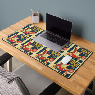 Retro Rock Music Desk Mat