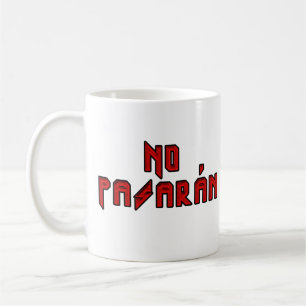 Retro Rocker - No Pasaran Coffee Mug