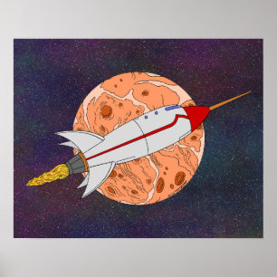 Retro Rocket 2026 Poster
