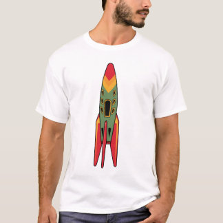 Retro Rocket - Colour T-Shirt