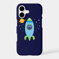 Retro Rocket iPhone Case