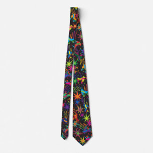 Retro Roller Rink Tie