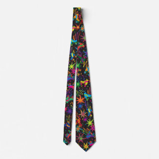 Retro Roller Rink Tie