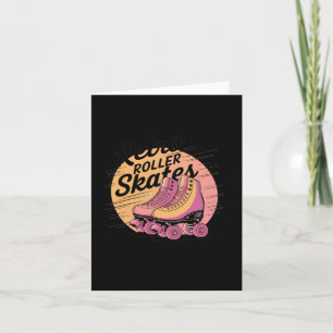 Retro Roller Skates - 80s Vibes Sticker1 Card