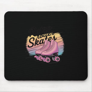 Retro Roller Skates - 80s Vibes Sticker6  Mouse Pad