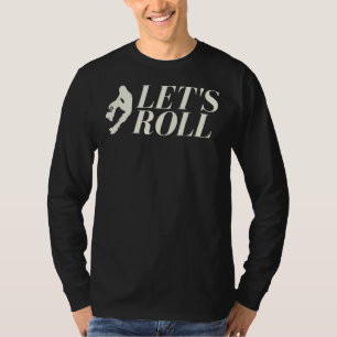 Retro Roller Skating  80's 70's Retro Roller Girl T-Shirt