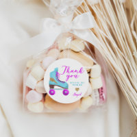 Retro Roller Skating Birthday Party Favour