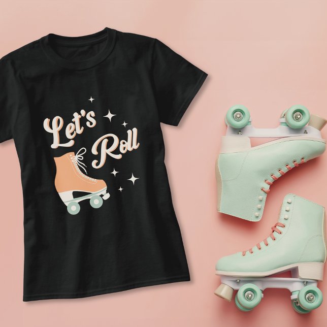 Retro Roller Skating Birthday Party T-Shirt (Creator Uploaded)