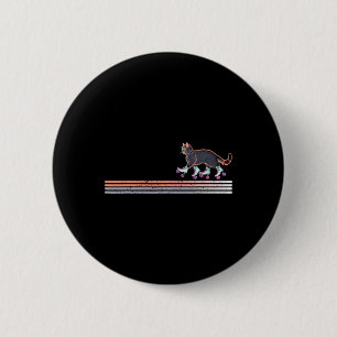 Retro Roller Skating Cats Der Kamala Harris For Pr 6 Cm Round Badge