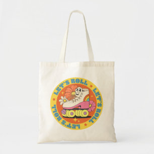 Retro Roller Skating  Tote Bag