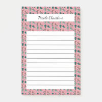 Retro Rollerskates Green Pink CUSTOM Notepad