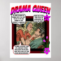 Retro Romance - Drama Queen - Poster