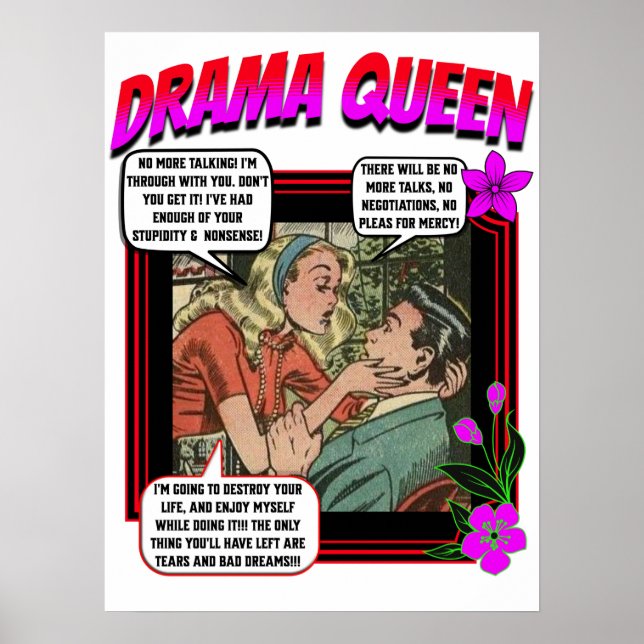 Retro Romance - Drama Queen - Poster (Front)