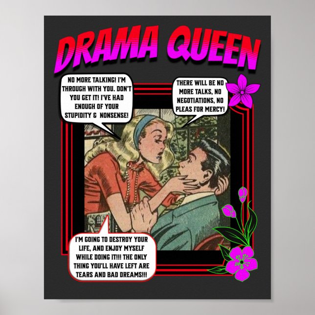Retro Romance - Drama Queen - Poster (Front)