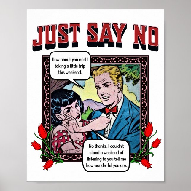 Retro Romance - Just Say No - Poster (Front)