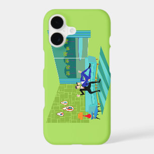 Retro Romantic Gay Couple iPhone Case
