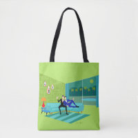 Retro Romantic Gay Couple Tote Bag