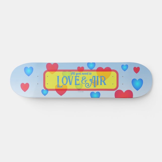 Retro Romantic Y2K Aesthetic  Skateboard (Horz)